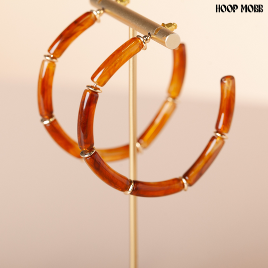 POSH HOOPS - BROWN