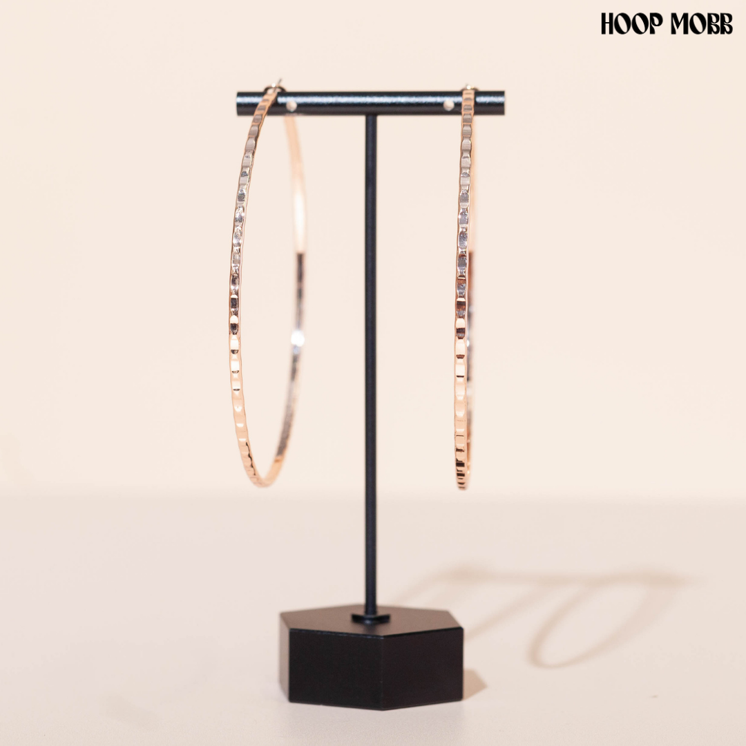 ROSIE HOOPS - ROSE GOLD