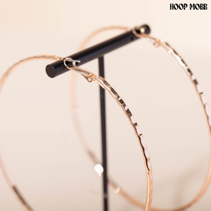 ROSIE HOOPS - ROSE GOLD