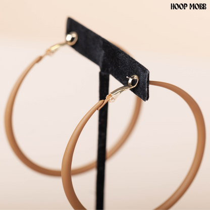MELANATED HOOPS - WALNUT/MEDIUM