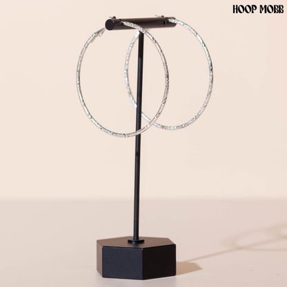 SHINE HOOPS - SILVER