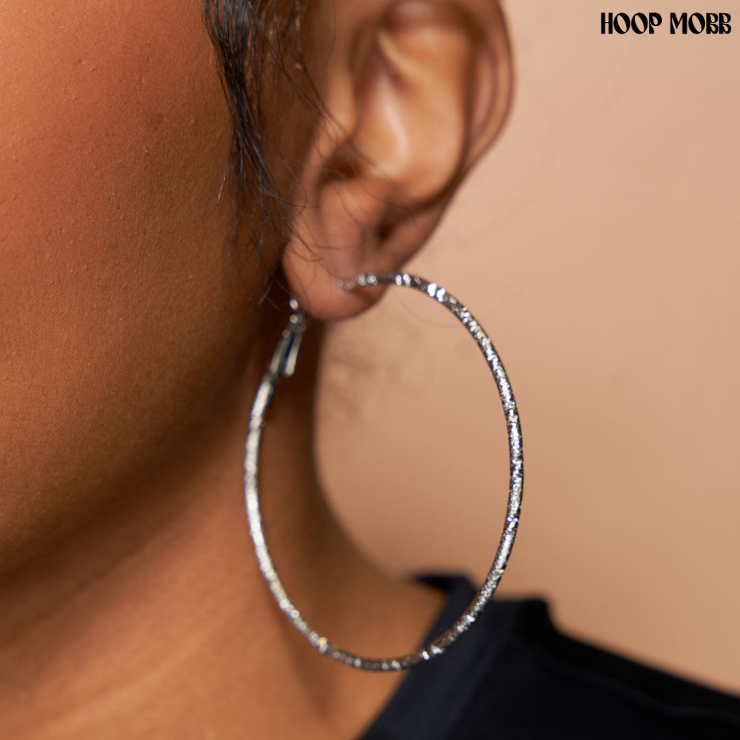 SHINE HOOPS - SILVER