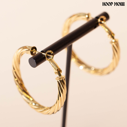 STUNNER HOOPS - GOLD