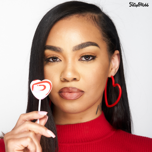 HEART THROB HOOPS - RED