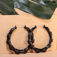 Load image into Gallery viewer, MIDNIGHT BAMBOO HOOPS
