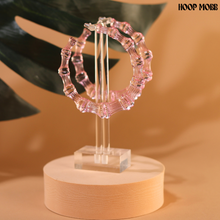 Load image into Gallery viewer, LIQUID BAMBOO HOOPS - PINK