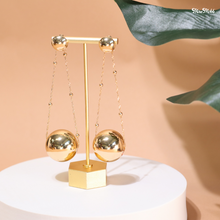 Load image into Gallery viewer, POWER BALL EARRINGS - GOLD